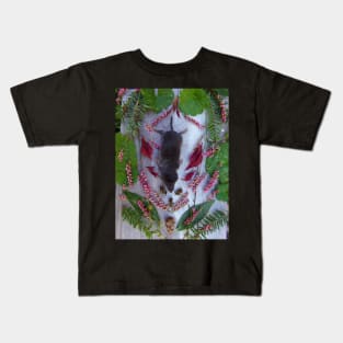 Floral Shrew Burial Kids T-Shirt